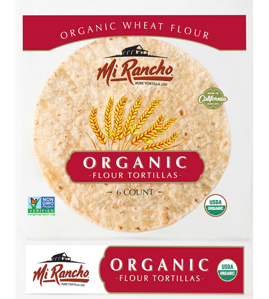 Organic Soft Taco Flour Tortillas