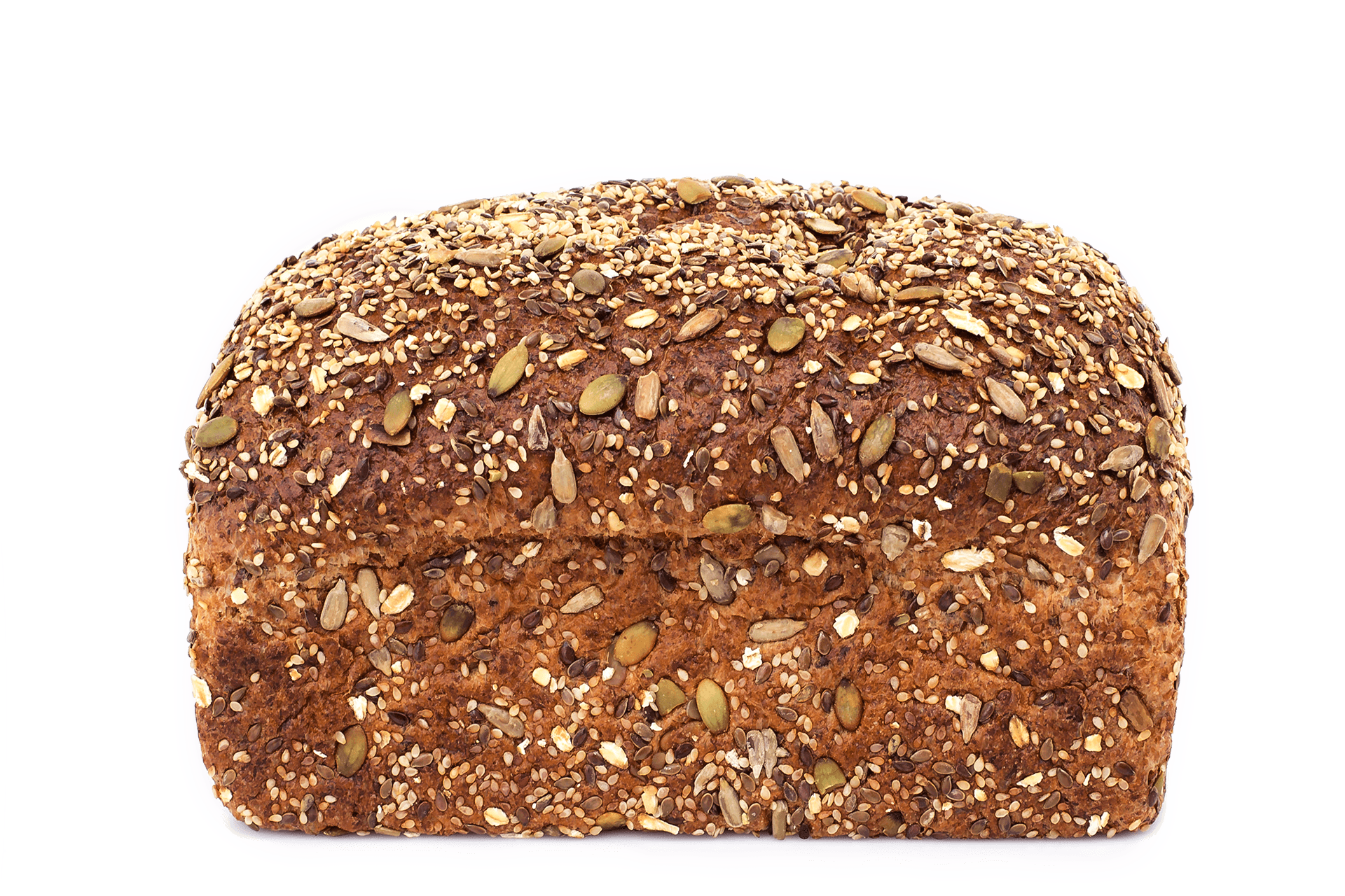 Inked Bread Co.'s seeded bread loaf outside of packaging